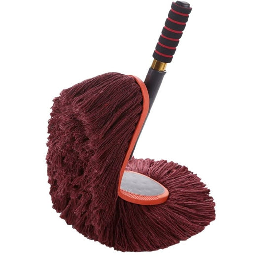 Dymikocosh Extendable Cotton Car Duster & Wash Mop – Heavy Duty Scratch-Free Automotive Cleaning Brush with Retractable Long Handle for Dusting and Waxing