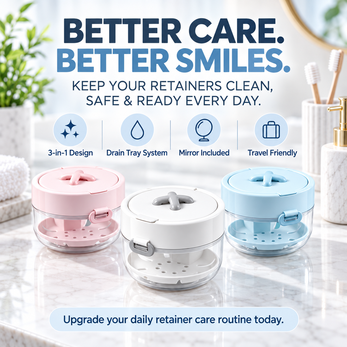 Retainer Cleaner Case Box