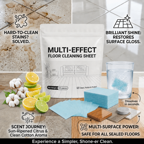 Multiple Effect The Floor Clean Tablets for Mopping, Quick Shine Cleaner