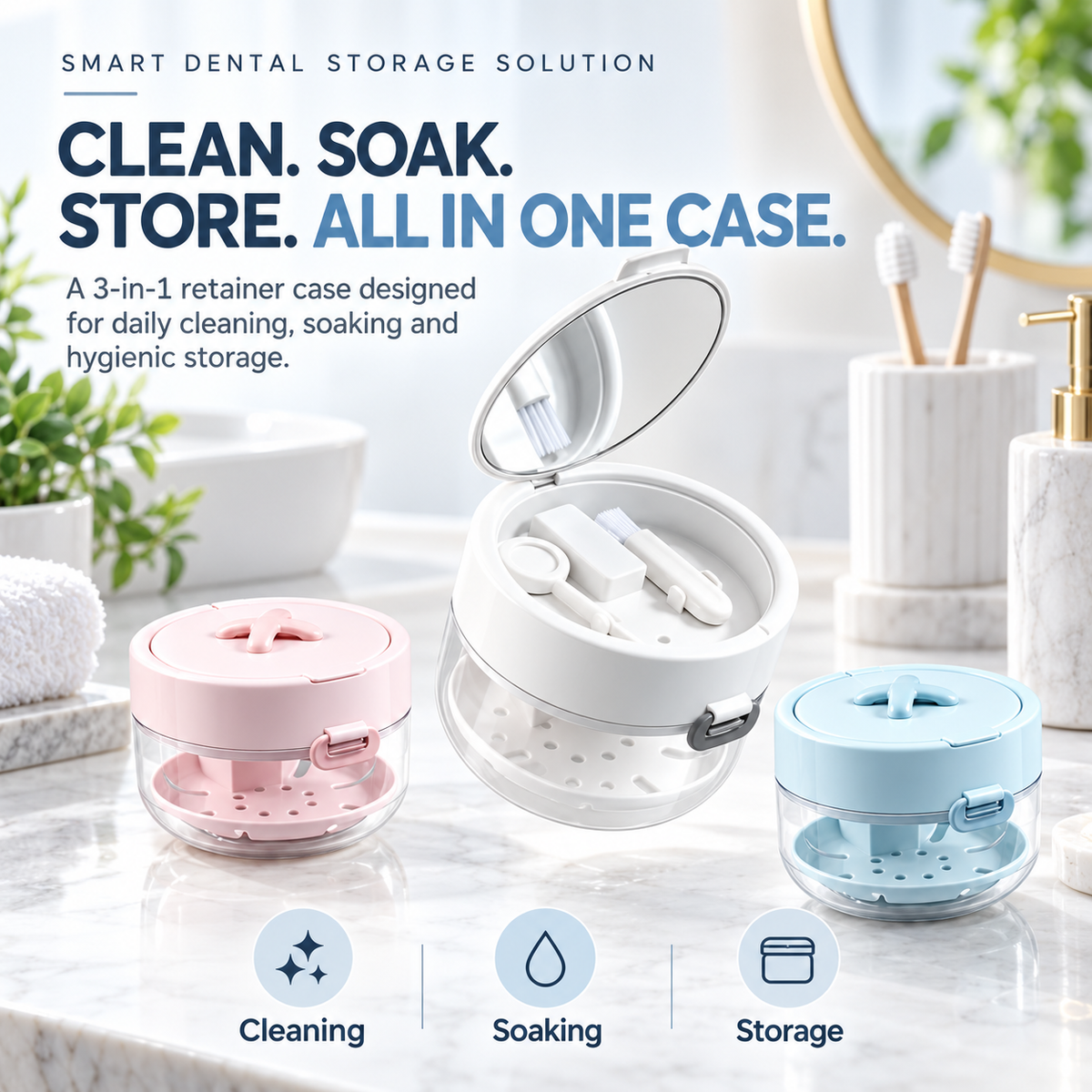 Retainer Cleaner Case Box