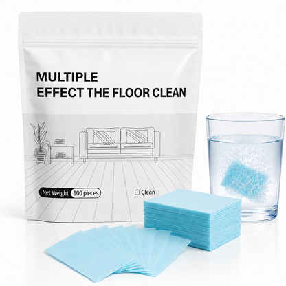 Multiple Effect The Floor Clean Tablets for Mopping, Quick Shine Cleaner