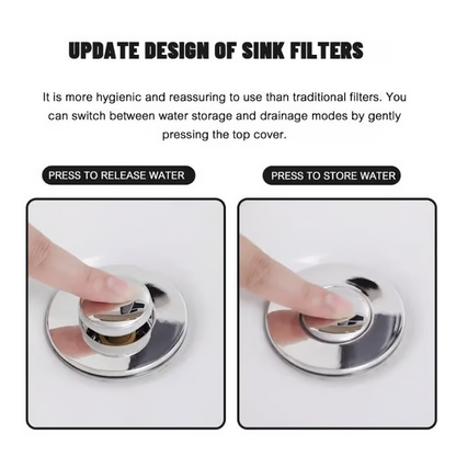 🔥Last Day Promotion 69% OFF🔥Pop Up Sink Drain Strainer----🛀Removes odors and prevents blockages (Copy)