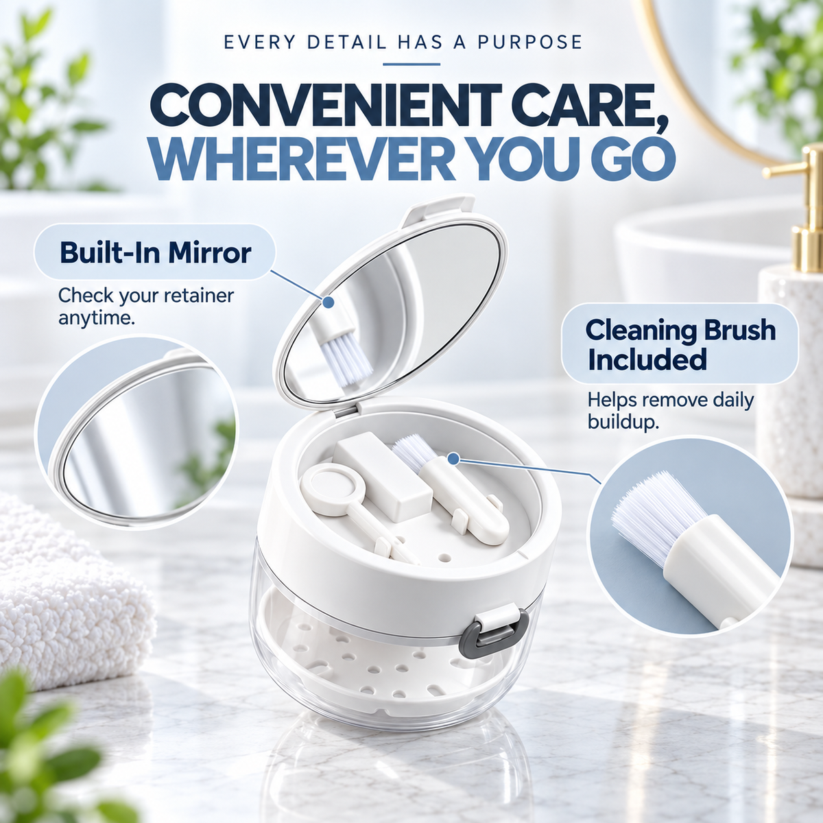 Retainer Cleaner Case Box