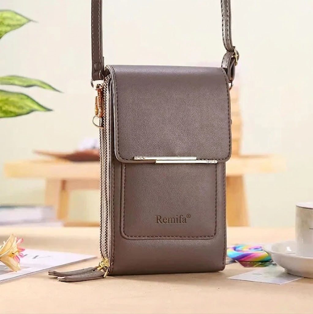 🔥Final 3 Hours: 60% OFF Remifa®2026 Trendy Minimalist Elegant Women's Touchscreen Crossbody Phone Wallet