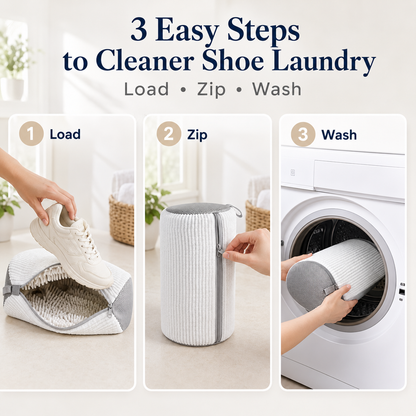 🧼 50% OFF TODAY!✨ Shoe Washing Laundry Bag – Protect Your Sneakers During Every Wash 👟