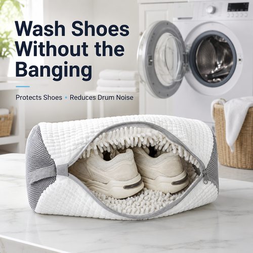 🧼 50% OFF TODAY!✨ Shoe Washing Laundry Bag – Protect Your Sneakers During Every Wash 👟