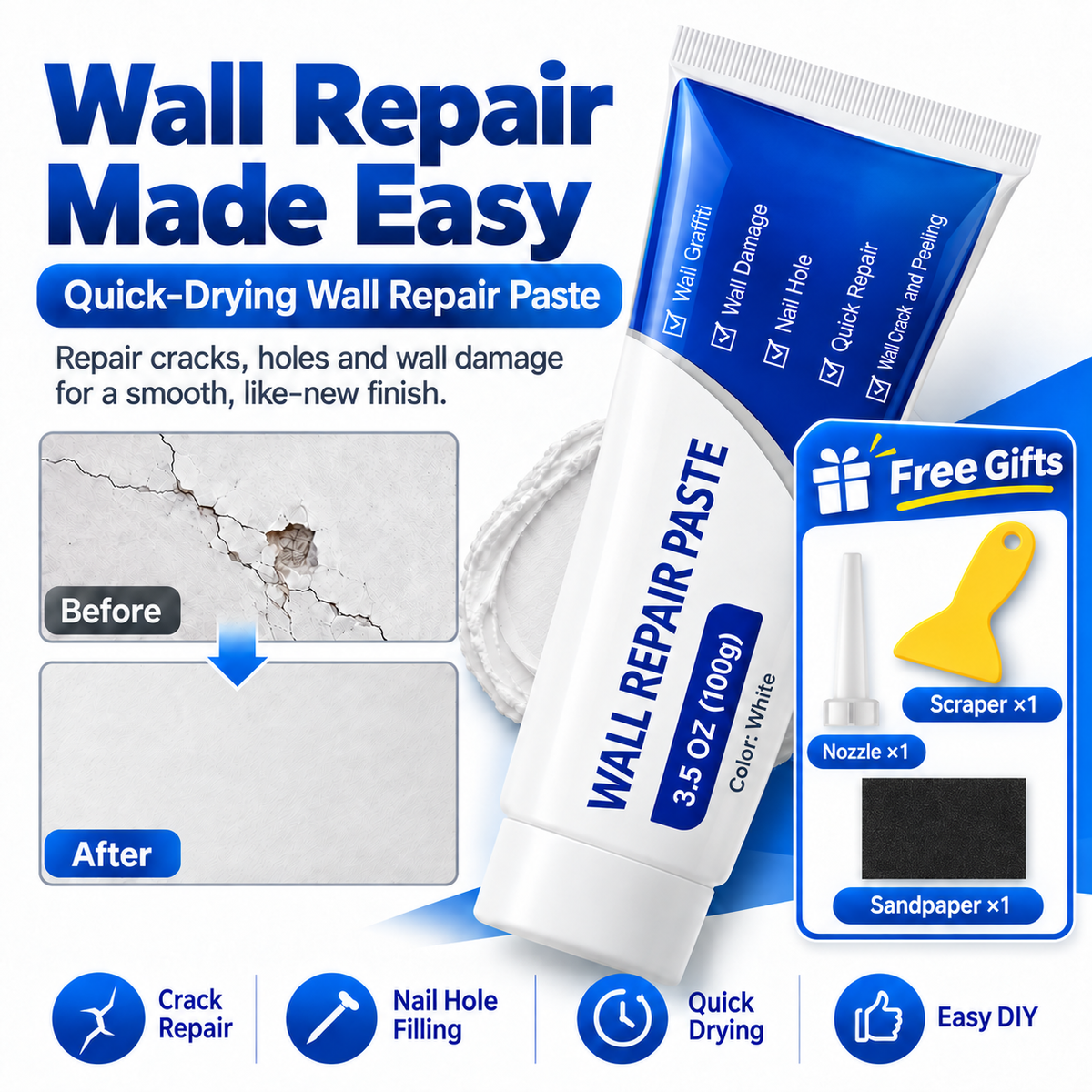 Your Home’s Eraser. 🛠️ One Kit Fixes It All
